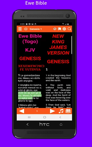 Ewe Bible: (Togo) & Audio screenshot 2