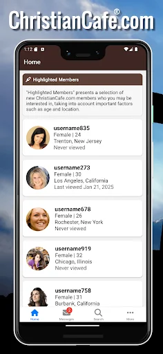 ChristianCafe.com - Dating screenshot 1