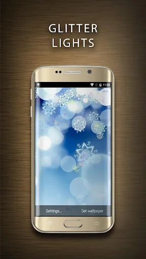 Holiday Glitter Lights LWP