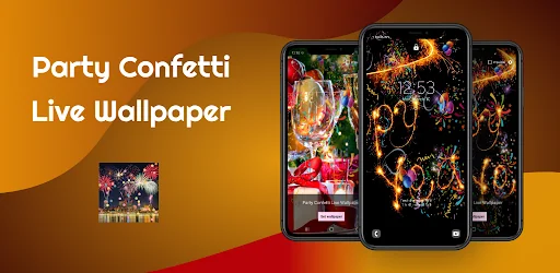 Party Confetti Live Wallpaper