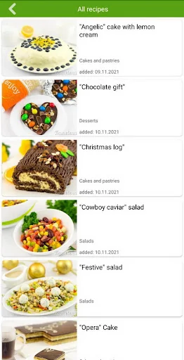 Christmas recipes screenshot 3