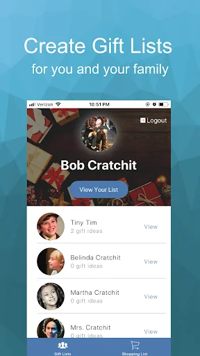 Christmas List App