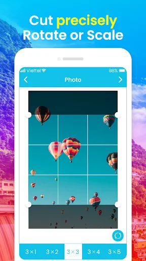 9Cut - Photo Layout Grid Maker
