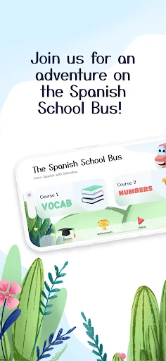Spanish School Bus for Kids screenshot 1