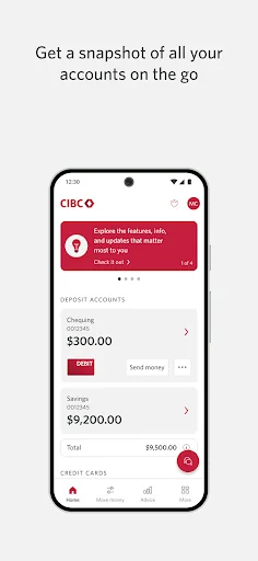 CIBC Mobile Banking® screenshot 1