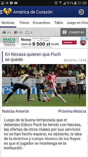 América de Corazón screenshot 2