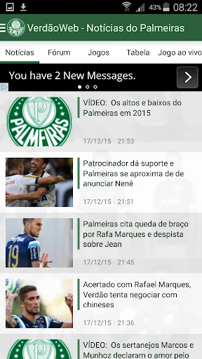 VerdãoWeb - Notícias do Palmei