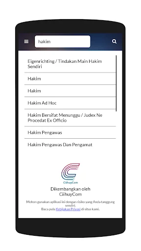 Kamus Istilah Hukum & Politik