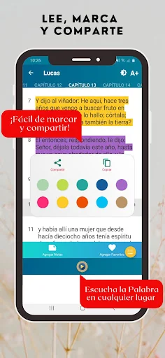 La Biblia en español con Audio screenshot 4