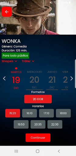 Cine Center Bolivia screenshot 3