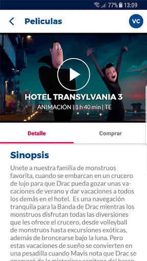 Cineplanet Chile screenshot 4