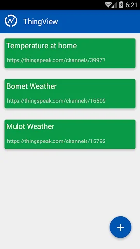 ThingView - ThingSpeak viewer