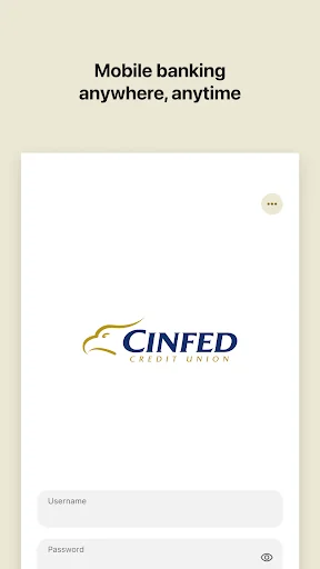 CinfedCU Mobile Banking screenshot 1