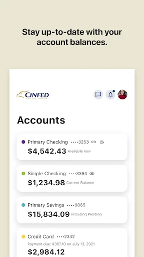 CinfedCU Mobile Banking screenshot 3