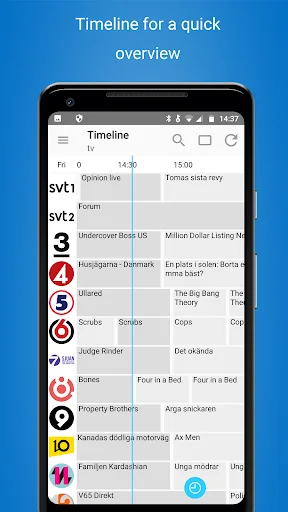 TV listings SE - Cisana TV+