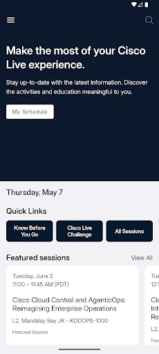 Cisco Events App