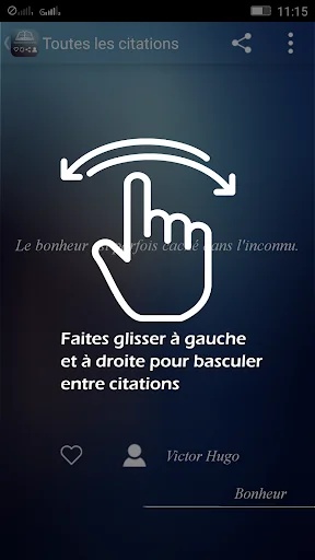 Citations en français screenshot 1