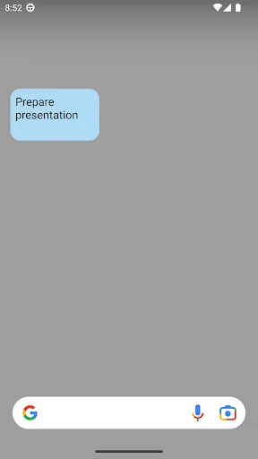 Simple Sticky Note Widget