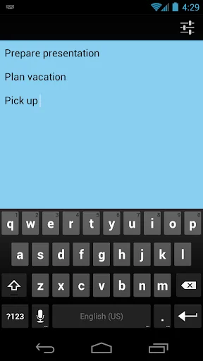 Simple Sticky Note Widget Plus screenshot 3