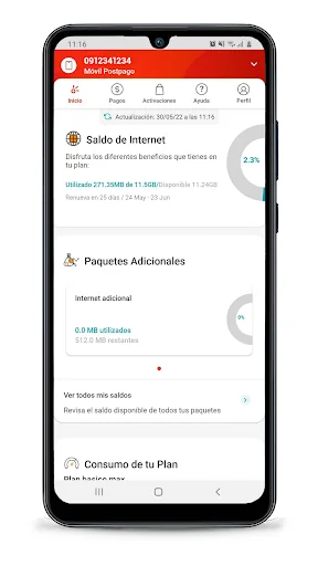 Mi Claro Ecuador screenshot 2