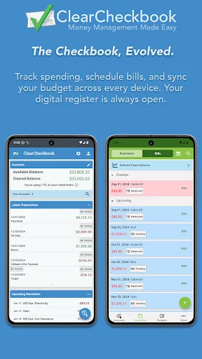 ClearCheckbook Money Manager