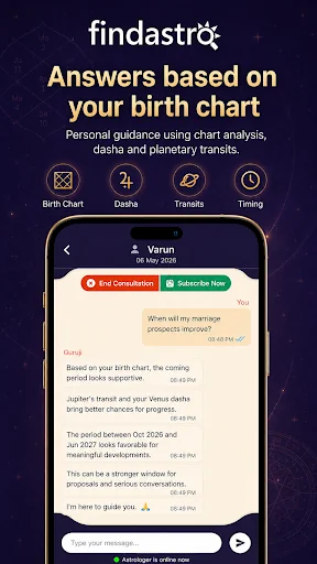 Findastro: Talk to Astrologer screenshot 2