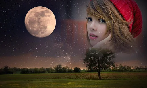 Moon Photo Frame and Photo Edi screenshot 1