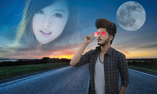 Moon Photo Frame and Photo Edi screenshot 2