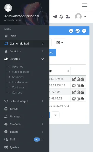 Mikrowisp Admin