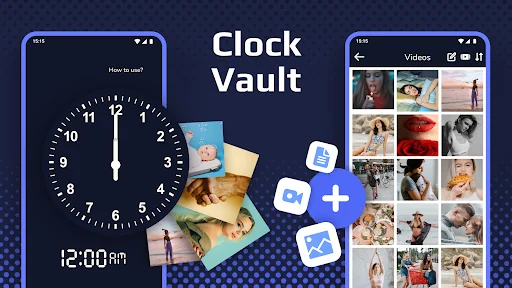Clock Vault - Secret Folder screenshot 1