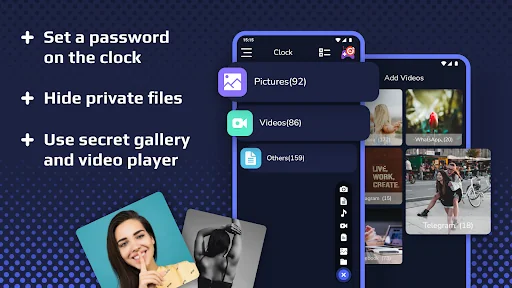 Clock Vault - Secret Folder screenshot 2
