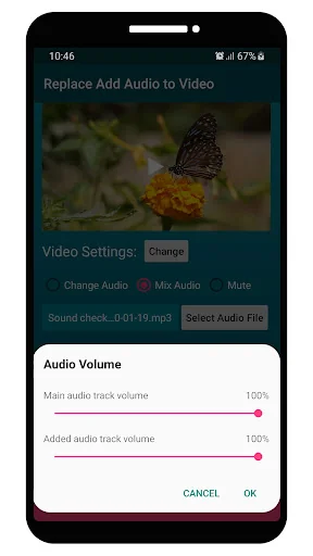 Replace Add Audio to Video screenshot 4