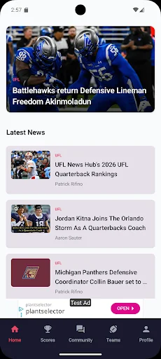 UFL News Hub