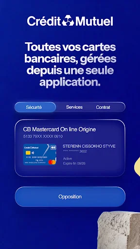 Crédit Mutuel, Banque en ligne screenshot 2