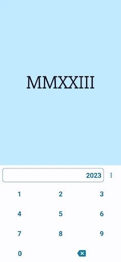 Roman Numerals Converter screenshot 1