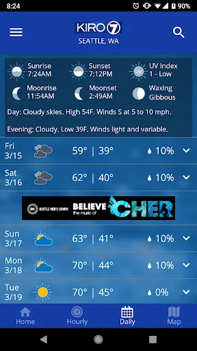 KIRO 7 PinPoint Weather screenshot 4