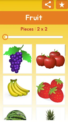 Kids Jigsaw Puzzle: Fruit