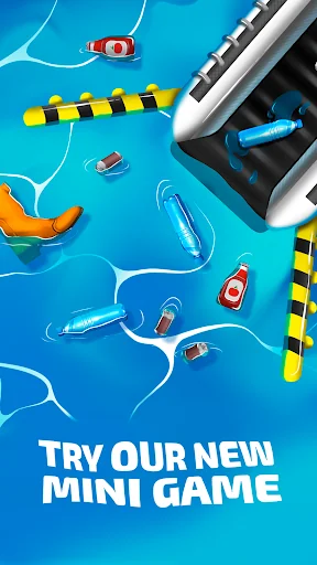 Ocean Cleaner Idle Eco Tycoon screenshot 1