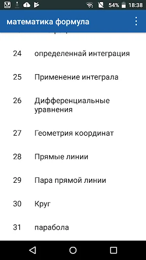 Математические формулы