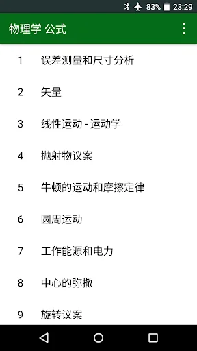 物理学 公式
