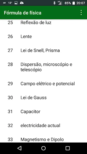 Fórmula de física