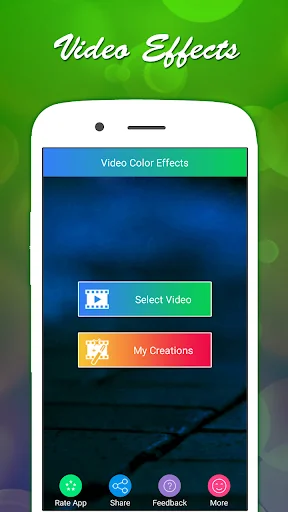 Color Video Effects, Add Music