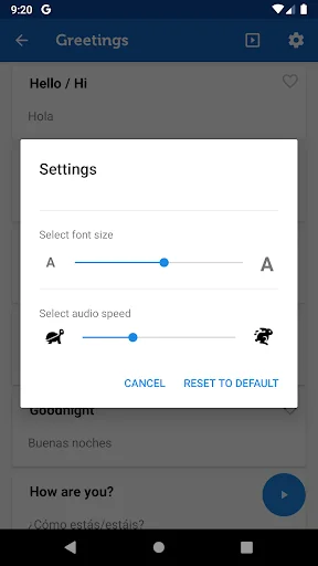 Learn Spanish Phrasebook Pro screenshot 4