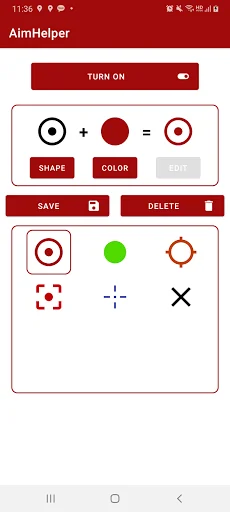Aim Helper :Custom Aim for FPS screenshot 1