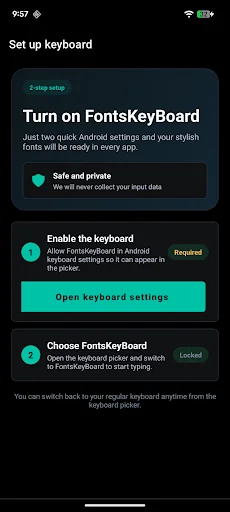 Fancy Fonts Keyboard Cool Text screenshot 1