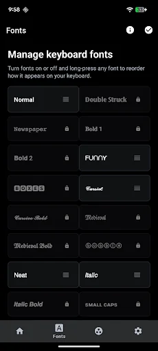 Fancy Fonts Keyboard Cool Text screenshot 3