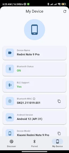 Bluetooh Mac Address Finder screenshot 1