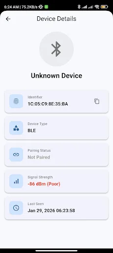 Bluetooh Mac Address Finder screenshot 3