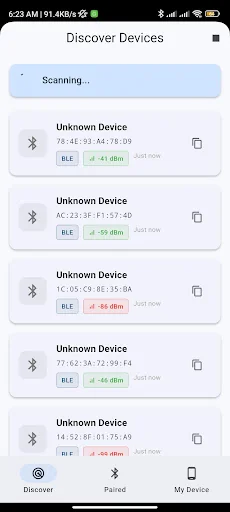 Bluetooh Mac Address Finder screenshot 4