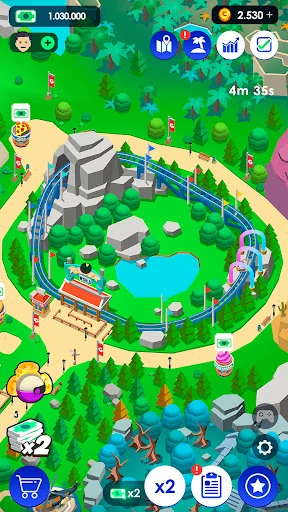 Idle Theme Park Tycoon screenshot 4